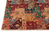 Chobi Multicolor Hand Knotted 82 X 99  Area Rug 700-135896 Thumb 4