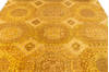 Chobi Yellow Hand Knotted 81 X 103  Area Rug 700-135899 Thumb 3