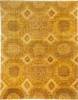 Chobi Yellow Hand Knotted 81 X 103  Area Rug 700-135899 Thumb 0