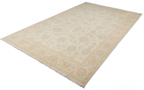 Chobi White Hand Knotted 67 X 102 Area Rug 700-135909 Image 2