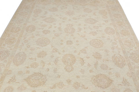 Chobi White Hand Knotted 67 X 102 Area Rug 700-135909 Image 3