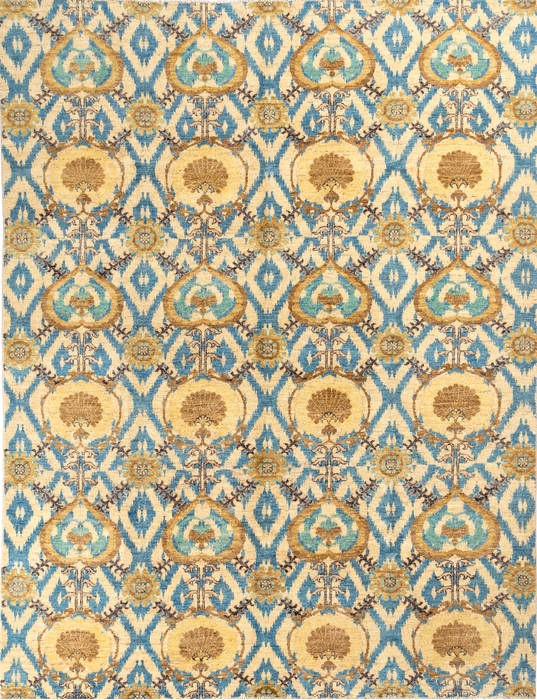 Chobi Beige Hand Knotted 710 X 100 Area Rug 700-135912 Image 0
