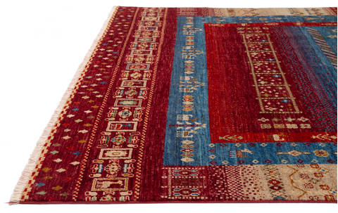 Chobi Multicolor Hand Knotted 59 X 80 Area Rug 700-135916 Image 5