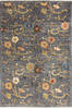 Chobi Grey Hand Knotted 42 X 62  Area Rug 700-135920 Thumb 0