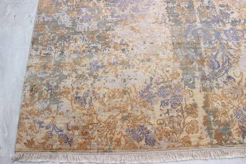 Jaipur Beige Hand Knotted 90 X 120 Area Rug 905-135925 Image 1