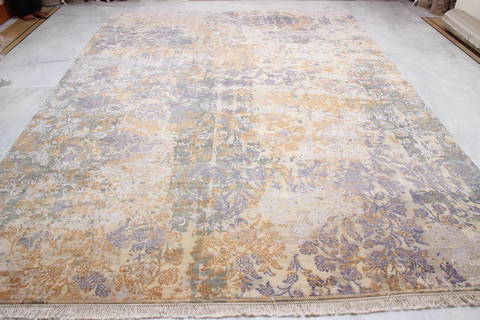 Jaipur Beige Hand Knotted 90 X 120 Area Rug 905-135925 Image 2