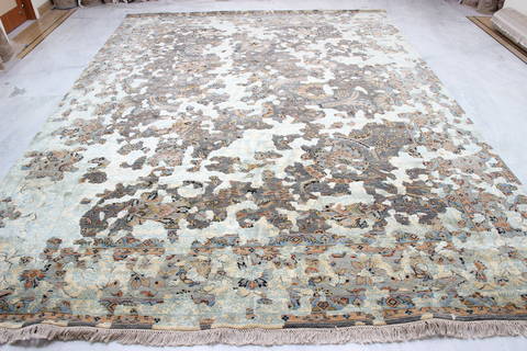 Jaipur Grey Hand Knotted 90 X 122 Area Rug 905-135930 Image 2