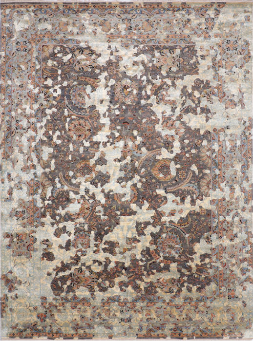 Jaipur Grey Hand Knotted 90 X 122 Area Rug 905-135930 Image 0