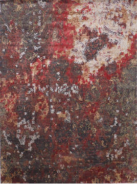 Jaipur Black Hand Knotted 9'1" X 12'1"  Area Rug 905-135932