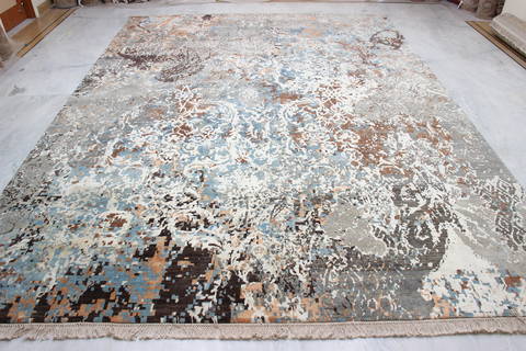 Jaipur Beige Hand Knotted 810 X 120 Area Rug 905-135936 Image 2