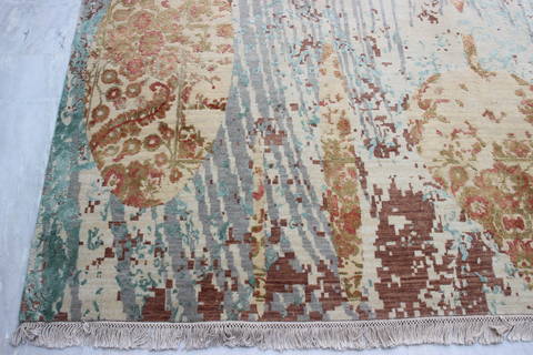 Jaipur Beige Hand Knotted 91 X 122 Area Rug 905-135938 Image 1