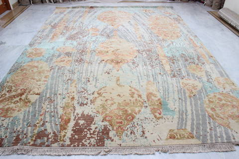 Jaipur Beige Hand Knotted 91 X 122 Area Rug 905-135938 Image 2