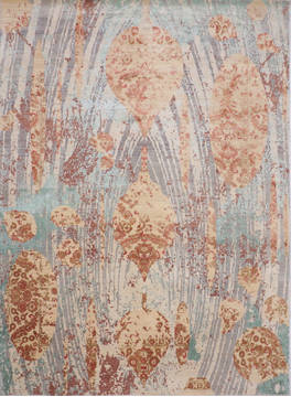 Jaipur Beige Hand Knotted 9'1" X 12'2"  Area Rug 905-135938