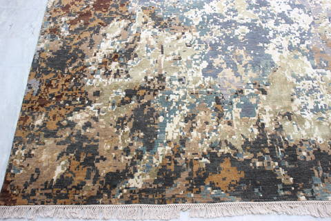 Jaipur Grey Hand Knotted 90 X 122 Area Rug 905-135941 Image 1