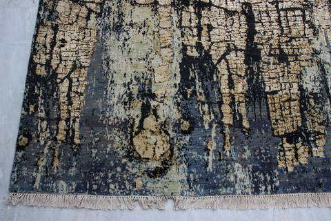 Jaipur Blue Hand Knotted 91 X 122 Area Rug 905-135944 Image 1