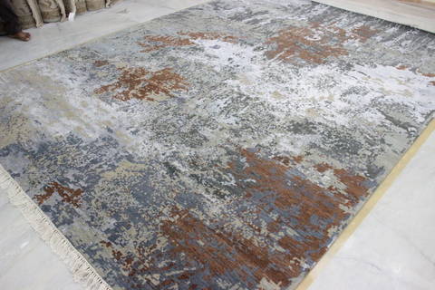 Jaipur Multicolor Hand Knotted 90 X 122 Area Rug 905-135955 Image 1