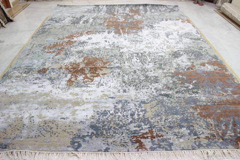 Jaipur Multicolor Hand Knotted 90 X 122 Area Rug 905-135955 Image 2