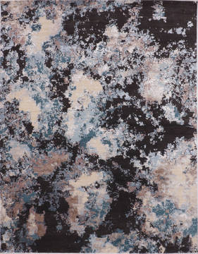 Jaipur Black Hand Knotted 8'1" X 10'3"  Area Rug 905-135960