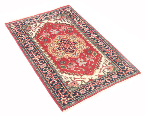 Vintage Multicolor Hand Knotted 30 X 50 Area Rug 904-135962 Image 1