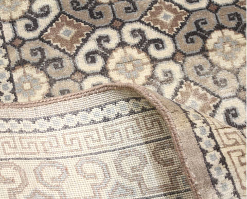 Modern Multicolor Hand Knotted 82 X 104 Area Rug 904-135963 Image 4