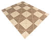 Modern Beige Hand Knotted 711 X 911 Area Rug 904-135967 Thumb 2