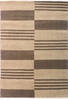 Modern Beige Hand Knotted 40 X 510  Area Rug 904-135968 Thumb 0