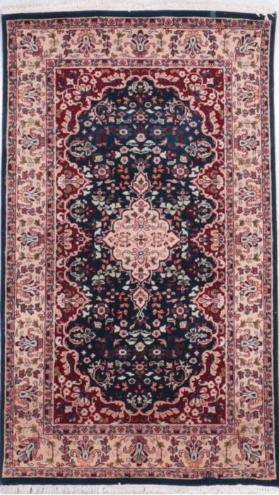Mahi Blue Hand Knotted 31 X 50 Area Rug 905-135974 Image 0