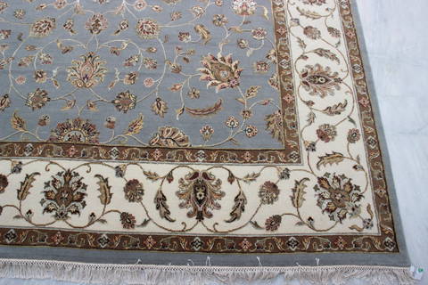 Jaipur Blue Hand Knotted 80 X 100 Area Rug 905-135981 Image 2