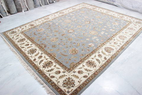 Jaipur Blue Hand Knotted 80 X 100 Area Rug 905-135981 Image 6