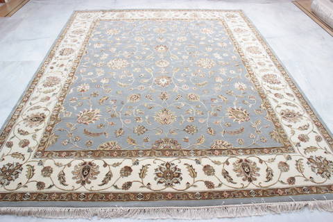 Jaipur Blue Hand Knotted 80 X 100 Area Rug 905-135981 Image 9