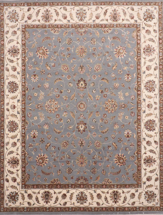 Jaipur Blue Hand Knotted 80 X 100 Area Rug 905-135981 Image 0