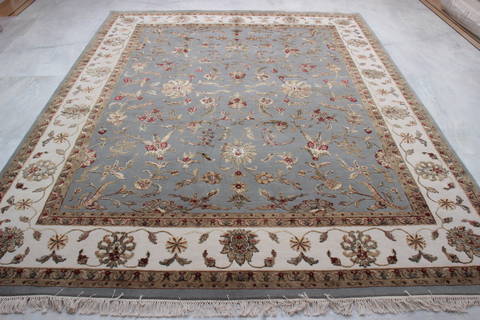 Jaipur Blue Hand Knotted 80 X 100 Area Rug 905-135982 Image 10