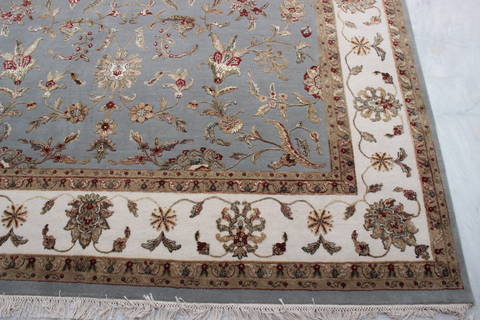 Jaipur Blue Hand Knotted 80 X 100 Area Rug 905-135982 Image 2