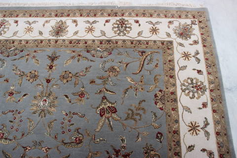 Jaipur Blue Hand Knotted 80 X 100 Area Rug 905-135982 Image 5