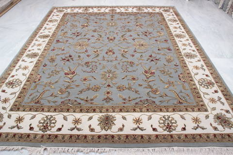 Jaipur Blue Hand Knotted 80 X 100 Area Rug 905-135982 Image 8