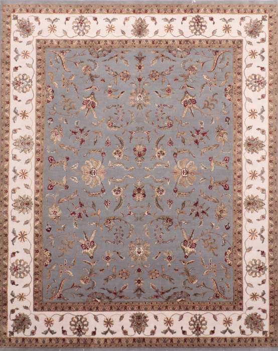Jaipur Blue Hand Knotted 80 X 100 Area Rug 905-135982 Image 0
