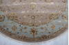 Jaipur Grey Round Hand Knotted 90 X 90 Area Rug 905-135988 Thumb 1