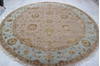 Jaipur Grey Round Hand Knotted 90 X 90  Area Rug 905-135988 Thumb 2