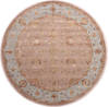 Jaipur Grey Round Hand Knotted 90 X 90 Area Rug 905-135988 Thumb 0