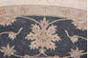 Jaipur White Round Hand Knotted 90 X 90  Area Rug 905-135989 Thumb 3
