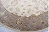 Jaipur White Round Hand Knotted 91 X 91 Area Rug 905-135990 Thumb 3