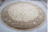 Jaipur White Round Hand Knotted 91 X 91  Area Rug 905-135990 Thumb 4