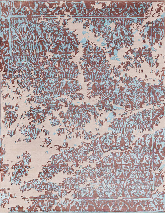 Modern Brown Hand Made 80 X 100 Area Rug 902-135992 Image 0
