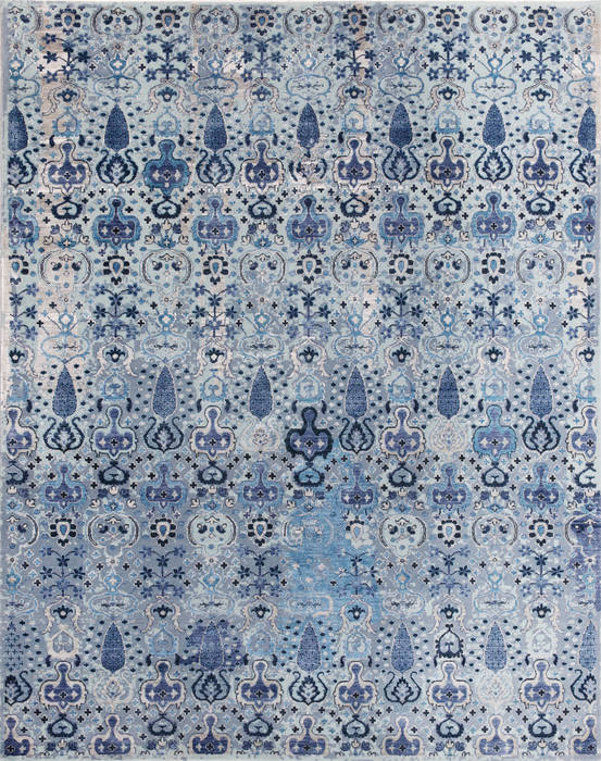 Modern Grey Hand Made 80 X 100 Area Rug 902-135993 Image 0