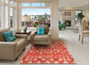 Modern Red Hand Made 80 X 100 Area Rug 902-135995 Thumb 4