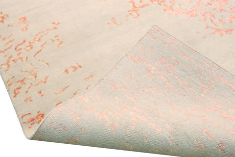 Overdyed Beige Hand Made 86 X 116 Area Rug 902-136013 Image 3