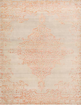 Overdyed Beige Hand Made 8'0" X 10'0"  Area Rug 902-136014