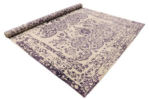 Modern Purple Hand Made 66 X 99 Area Rug 902-136028 Image 2