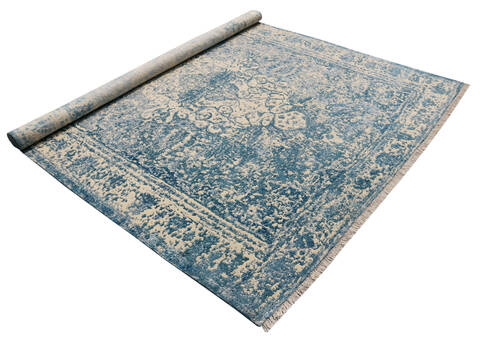 Tibetan Blue Hand Made 80 X 100 Area Rug 902-136038 Image 2