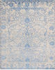 Modern Blue Hand Made 90 X 120  Area Rug 902-136039 Thumb 0